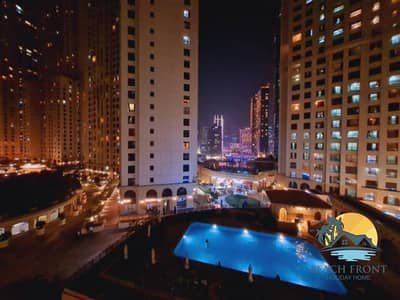 3 Bedroom Flat for Rent in Jumeirah Beach Residence (JBR), Dubai - Balcony. png