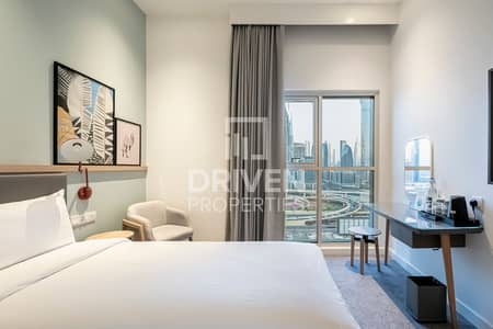Hotel Apartment for Sale in Al Wasl, Dubai - Furnished with Partial Burj Khalifa view