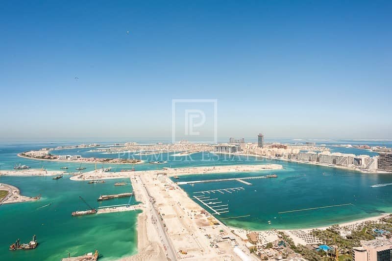 Vacant|Top Floor|Luxurious 4BR|Full Sea views