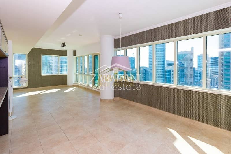 Amazing 2 bedroom for rent in marina with marina view