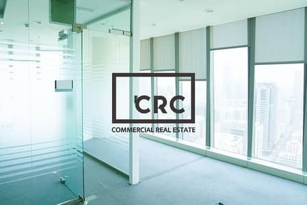 Office for Rent in Al Khalidiyah, Abu Dhabi - GLASS PARTITIONED | AMAZING VIEW | OFFICE
