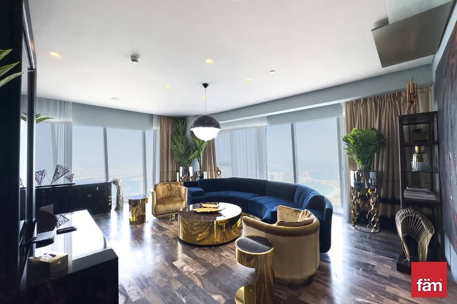 Full Sea View | 4 Bedrooms | Fully Furnished FENDI