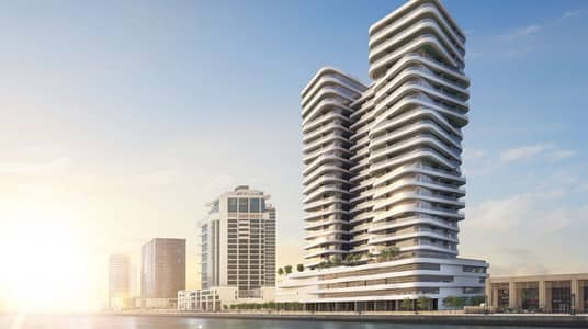 2 Cпальни Апартамент Продажа в Бизнес Бей, Дубай - dg1-business-bay-dar-global-two-towers-835x467. jpg