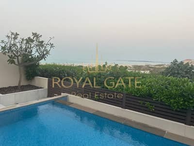 5 Bedroom Villa for Sale in Saadiyat Island, Abu Dhabi - Astonishing Arabian Gulf Sea Private Swimming Pool