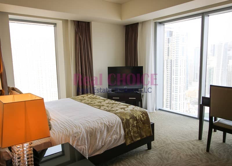 Fully Furnished|Full Marina View 1BR Apt