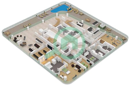 Oceano - 6 Bedroom Penthouse Unit B-1701 Floor plan