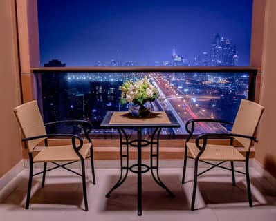 2 Cпальни Апартаменты в отеле в аренду в Барша Хайтс (Тиком), Дубай - balcony. jpg 2 Cпальни Апартаменты в отеле в аренду в Барша Хайтс (Тиком), Дубай - balcony. jpg