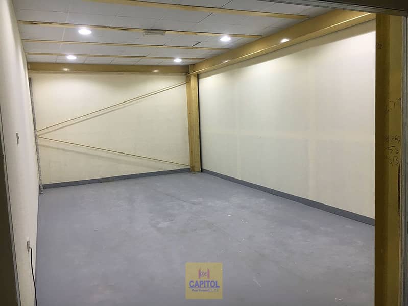 950sqft storage warehouse available for rent in mezzanine floor in alquoz (SD)