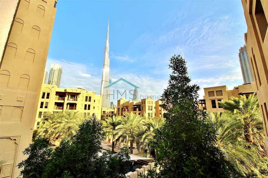 2 Bed + Study | Pool & Burj View | Vacant