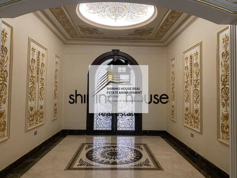 For sale a palace in Shakhbout city, royal finishes