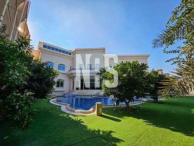 7 Bedroom Villa for Rent in Al Karamah, Abu Dhabi - LUXURIOUS 7 BEDROOM PALACE WITH PRIVATE POOL