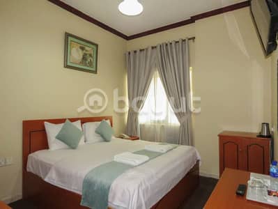 Hotel Apartment for Rent in Rolla Area, Sharjah - Studio King Daily Rental