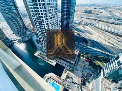 Studio for Rent in Jumeirah Lake Towers (JLT), Dubai - AMAZING LAKE VIEW , NEAR TO METRO, UNFURNISHED STUDIO WITH CAR PARKING