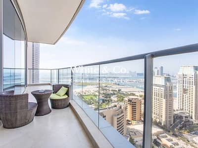2 Bedroom Apartment for Sale in Dubai Marina, Dubai - Palm & Sea View | Furnished | Vacant Now