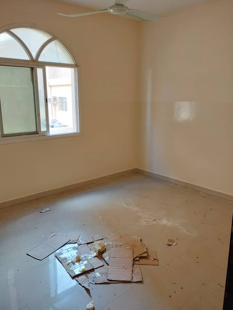 For rent in Ajman, Al Mowaihat area, two rooms and a hall, staff accommodation