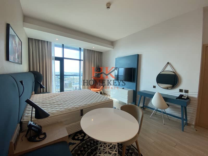 Studio Apartment | Higher Floor | Sea View | Large Balcony | Fully Furnished | All Bills Inclusive