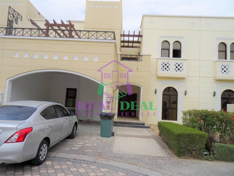 Semi-furnished 4 bedroom plus maid's room townhouse at Mudon in a gated community