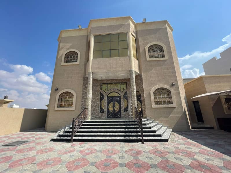 Villa for rent in Ajman Al Helio Ground floor Kitchen and storeroom attached A large and small hall,