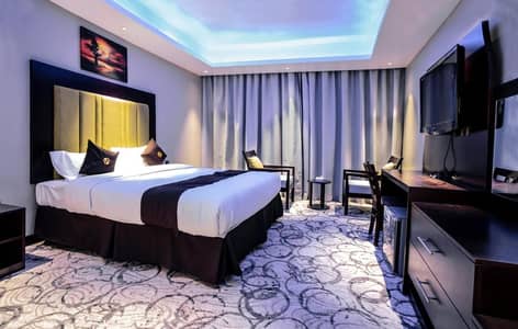 Hotel Apartment for Rent in Deira, Dubai - Studio @129 DAILY Fully Furnished Dewa Wifi Pool