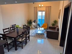 Well maintained  fully furnished 2BR apt for rent in Sports City