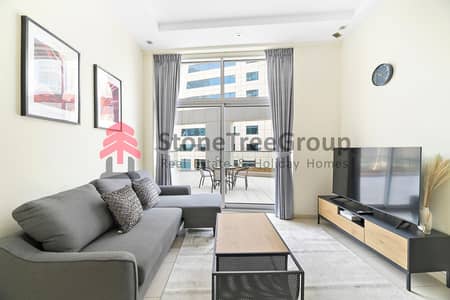 شقة 1 غرفة نوم للايجار في دبي مارينا، دبي - شقة في برج سكاي فيو،دبي مارينا 1 غرفة 9000 درهم - 6480244