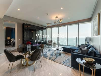 2 Bedroom Flat for Rent in Palm Jumeirah, Dubai - High Floor | Marina Skyline | Furnished