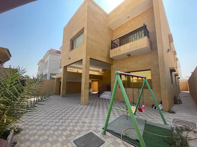 Villa for rent in Ajman, Al Rawda area

 Two floors

 7 rooms, a living room, a
