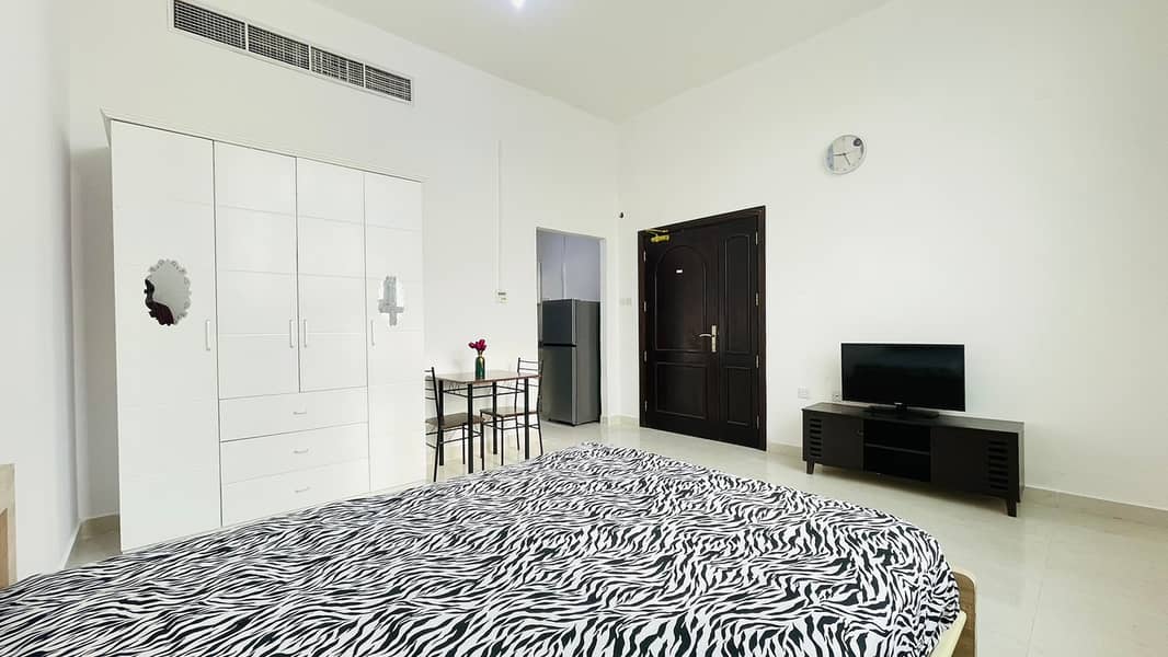 Furnished Studio Apartment  in MBZ Zone 02 | Short Term  & Long Term Rental Options.