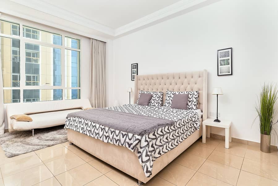 位于迪拜码头，滨海皇冠塔楼 1 卧室的公寓 9200 AED - 7428109