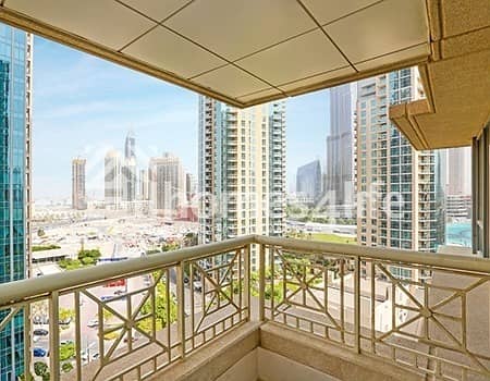 Partial Burj and Fountain view 2 Bedroom