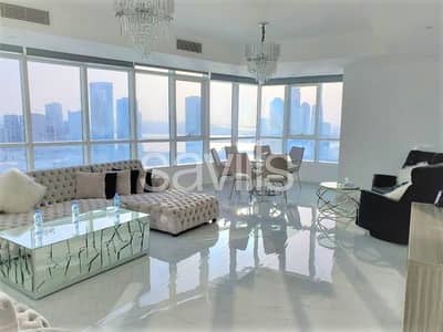 3 Bedroom Flat for Rent in Al Khan, Sharjah - Full sea view | Luxurious | With new furniture