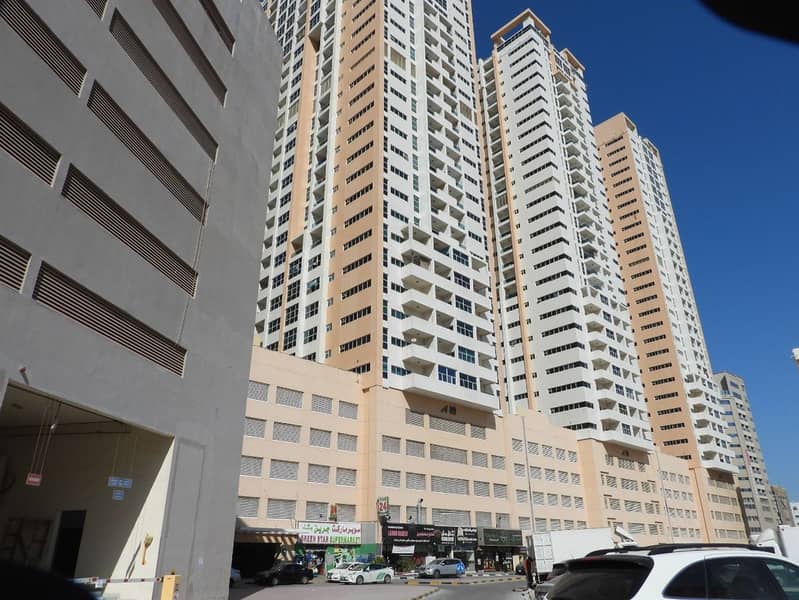 2 / Two Bedroom Hall Apartment Available For Sale in Ajman One Towers.