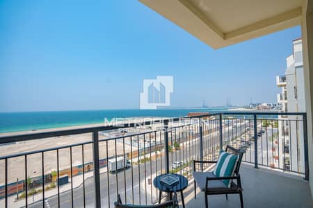 2 Bedroom Apartment for Rent in Jumeirah, Dubai - Full Sea View | Furnished 2BR | Prime Location