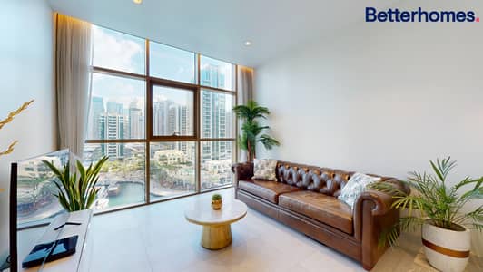 فلیٹ 2 غرفة نوم للايجار في دبي مارينا، دبي - شقة في رقم (٩)،دبي مارينا 2 غرف 210000 درهم - 8341701