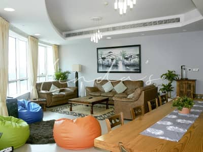 فلیٹ 4 غرف نوم للايجار في دبي مارينا، دبي - شقة في برج هورايزون دبي مارينا،دبي مارينا 4 غرف 245000 درهم - 8426309