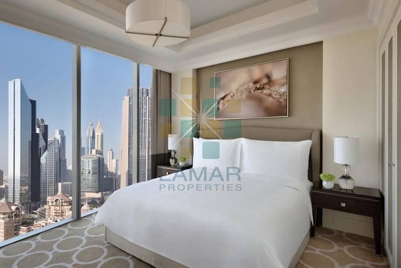 Downtown/Burj Khalifa views from large 2 BR