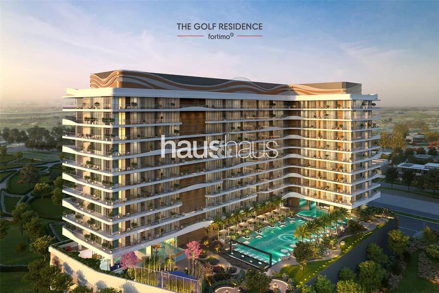 位于迪拜山庄，Golf Residences by Fortimo 1 卧室的公寓 1800000 AED - 8428103