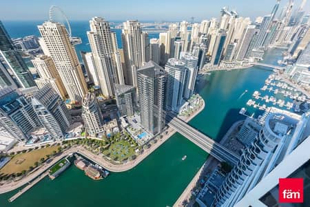 4 Bedroom Flat for Sale in Dubai Marina, Dubai - Duplex Penthouse|Marina and Sea View|Brand New