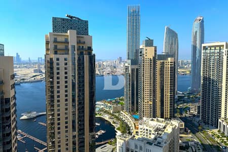 2 Bedroom Apartment for Rent in Dubai Creek Harbour, Dubai - VACANT | PARTIAL VIEW | CHILLER FREE | SPACIOUS