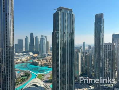 3 Bedroom Flat for Rent in Downtown Dubai, Dubai - High Floor | Fountain Views | Large Type