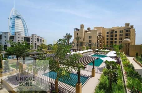1 Bedroom Flat for Rent in Umm Suqeim, Dubai - Fully Furnished | Higher Floor | Partial Burj View