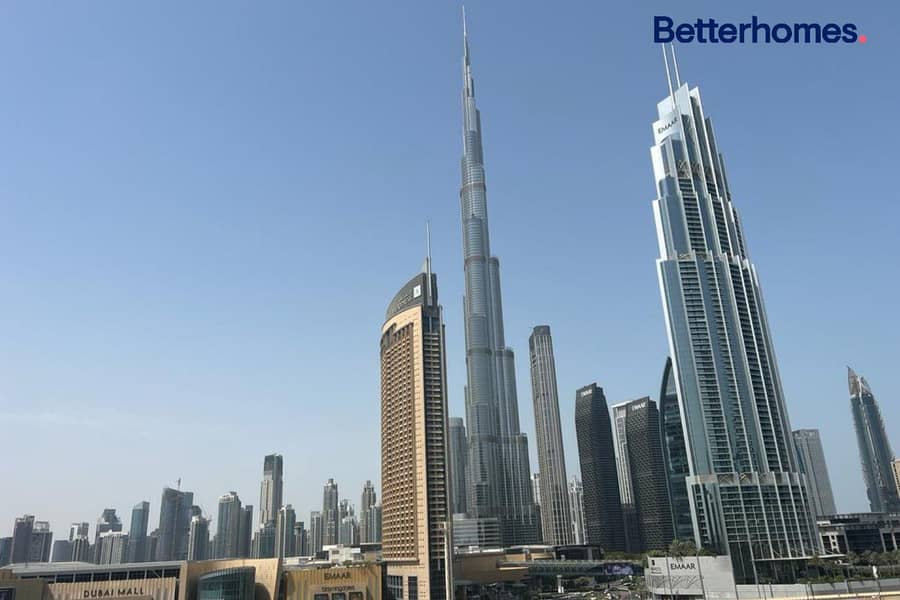 Full Burj Khalifa View | Vacant | Low floor