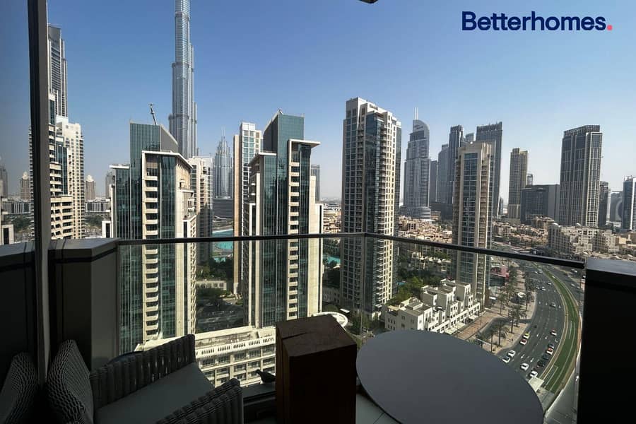 Luxury Finish| Burj Views |Two balconies