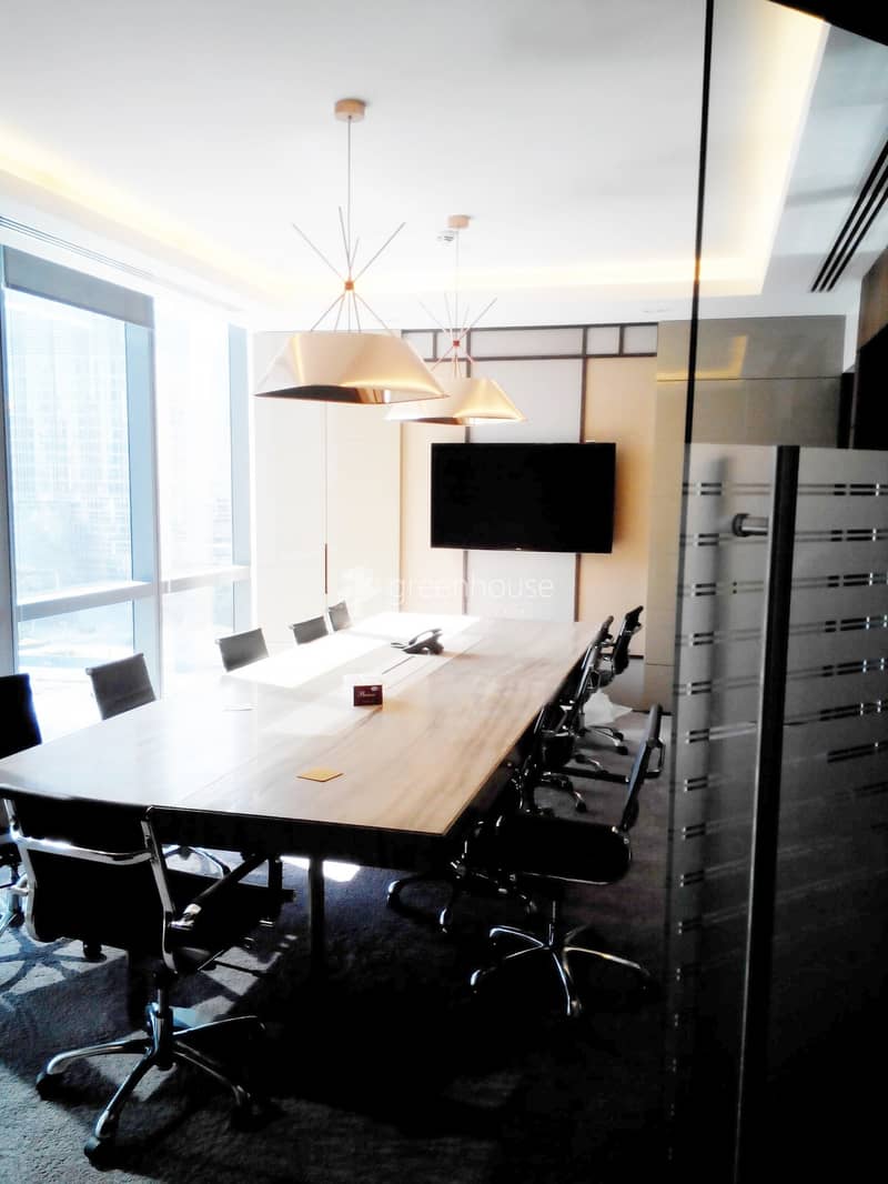 Elegantly Fully Furnished Office in High-end Luxury Tower