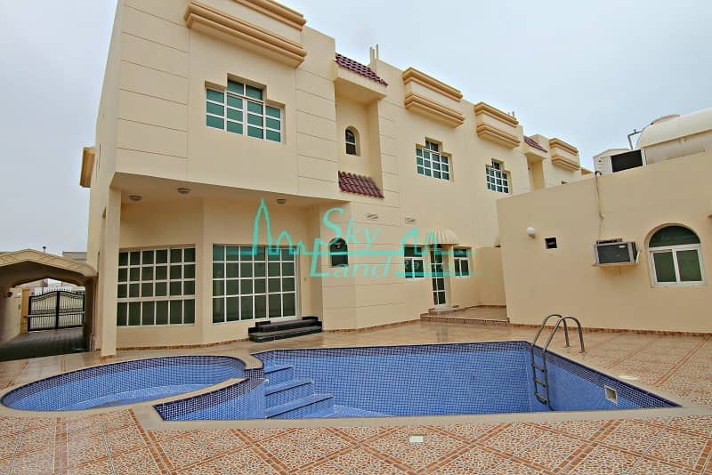 LOVELY 4BR+M+STUDY VILLA WITH PRIVATE POOL IN UMM SUQEIM 3