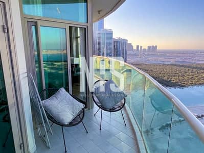 1 Bedroom Apartment for Sale in Al Reem Island, Abu Dhabi - Luxurious 1-Bedroom APT | Sea view  balcony | Fully furnished