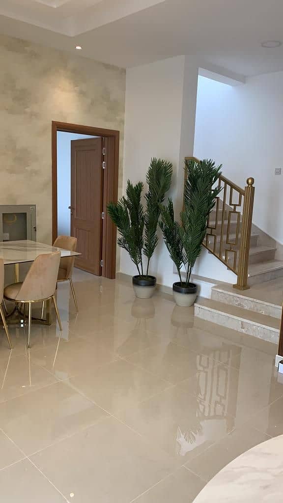 Two-storey villa for rent in Ajman, Al Zahia area, with furnishings, elegan