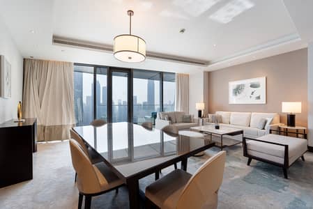 2 Bedroom Apartment for Rent in Downtown Dubai, Dubai - Furnished | High Floor | Stunning Burj View