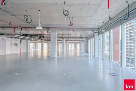 Office for Rent in Jumeirah Beach Residence (JBR), Dubai - New Semi-fitted Half Floor Office in Dubai Marina