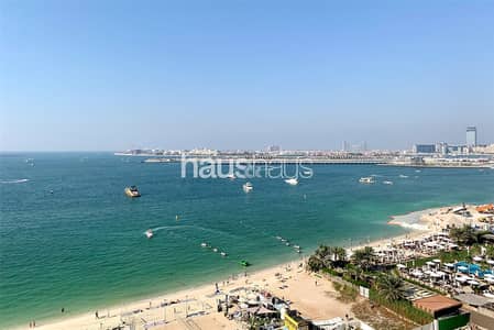 2 Bedroom Flat for Rent in Jumeirah Beach Residence (JBR), Dubai - Full Sea View | Private Beach | Brand New